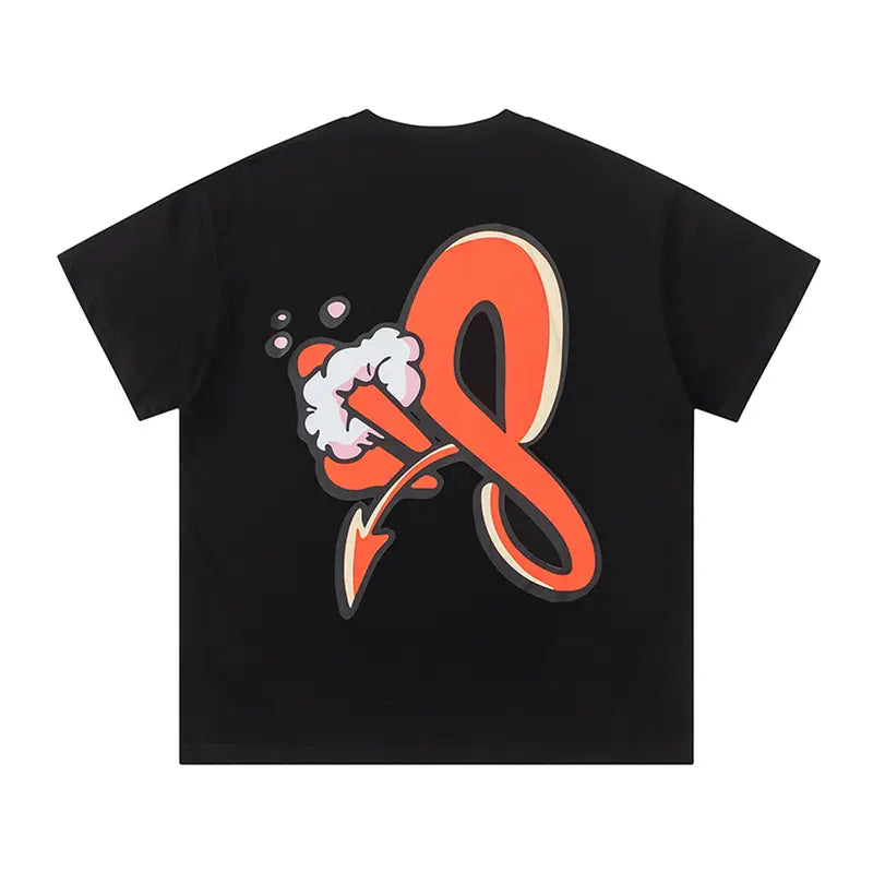 Syna World London Streetwear Baumwoll-T-Shirt – Urbaner Stil, Hoher Tragekomfort