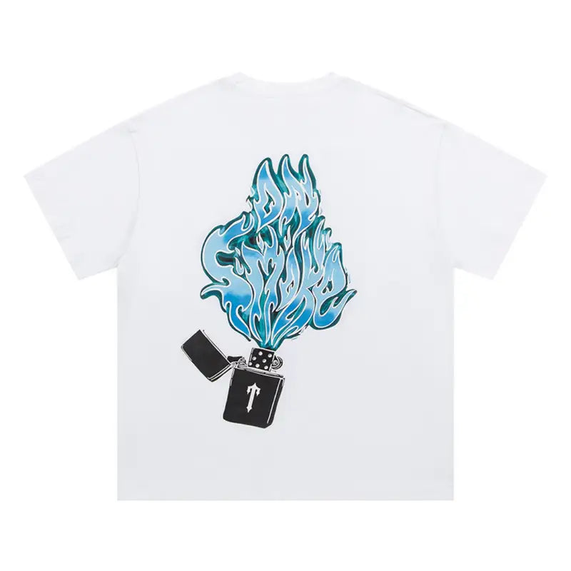 Trapstar Decodiertes Ice Lighter T-Shirt: Stylisches Baumwoll-Shirt für Urbane Mode