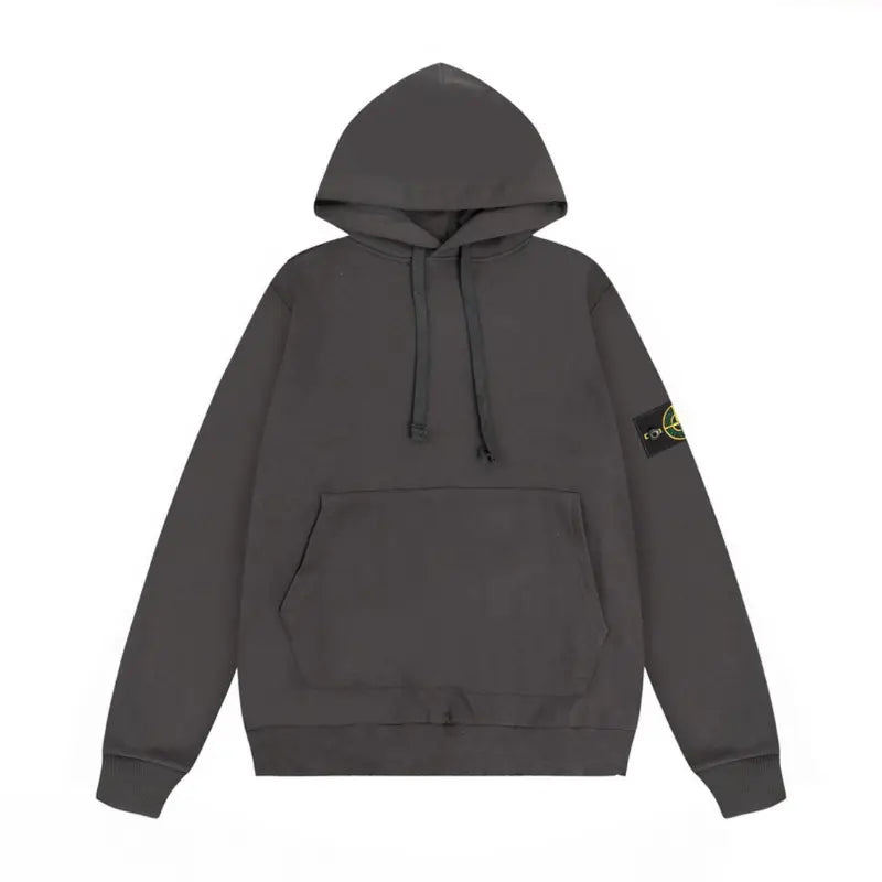 Luxuriöser Stone Island Hoodie Herren – Stylischer Kapuzenpullover mit Kompass-Patch