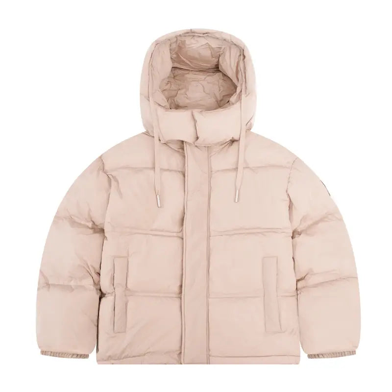 Luxuriöse AMI Paris Pufferjacke für Herren – Warmer Daunenmantel Elegant Schwarz