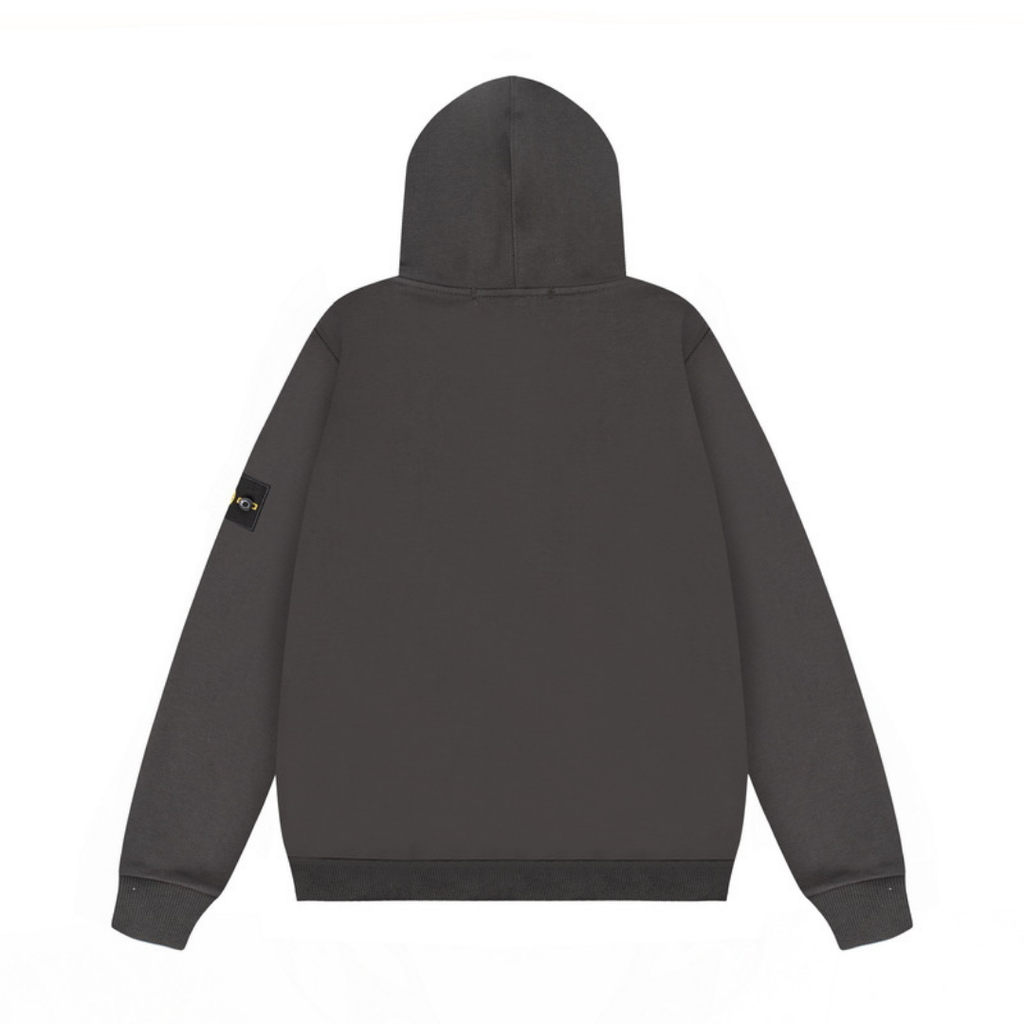 Luxuriöser Stone Island Hoodie Herren – Stylischer Kapuzenpullover mit Kompass-Patch