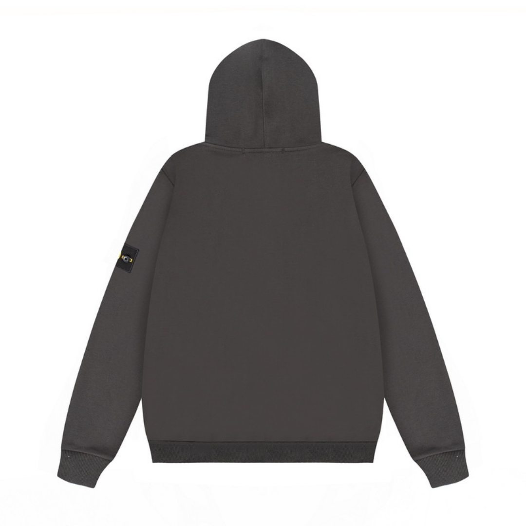 Luxuriöser Stone Island Hoodie Herren – Stylischer Kapuzenpullover mit Kompass-Patch