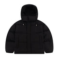 AMI Paris Schwarze Pufferjacke Herren Warmer Wintermantel Stilvoll Elegant Luxusmode