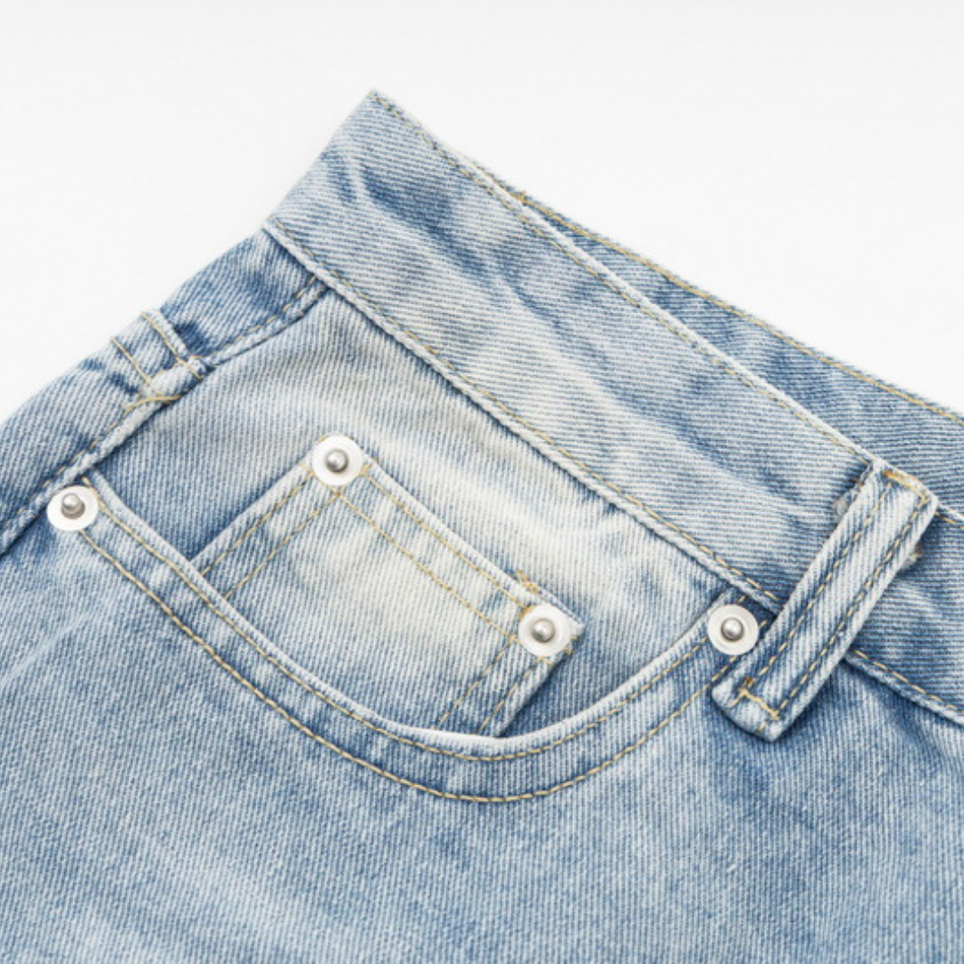 Gallery Dept. Künstlerische Handbemalte Jeans: Einzigartiger Streetwear Denim mit Farbklecksen