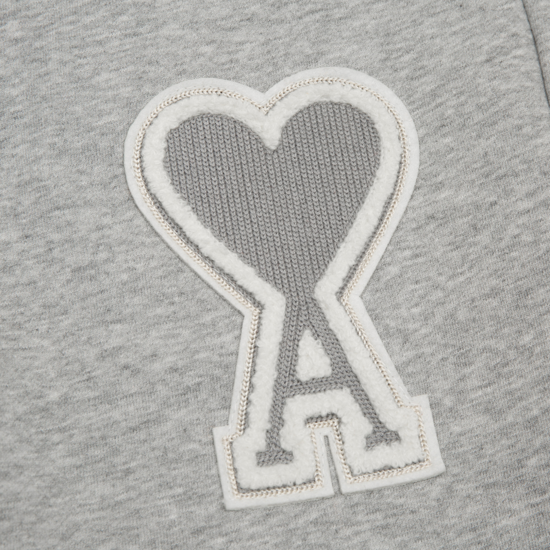 AMI Paris Bequeme Sportliche Trackpants Jogginghose für Herren – Grau Schwarz Unisex Style