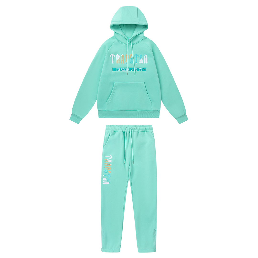 Trapstar Decoded 2.0 Blauer Herren Jogginganzug – Stilvoller Freizeit-Sportanzug