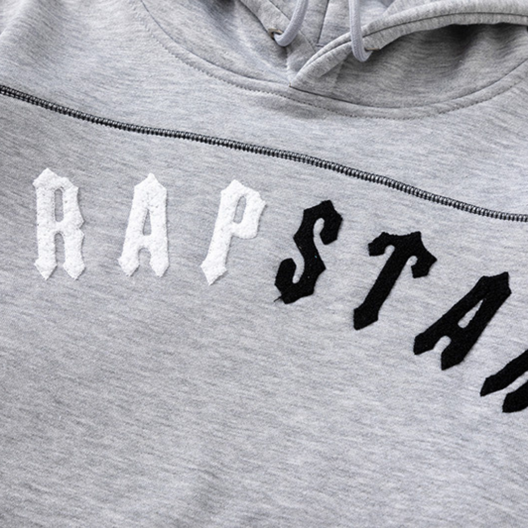 Trapstar Split Arch Grauer Trainingsanzug – Stylisch, Bequem, Urban Chic