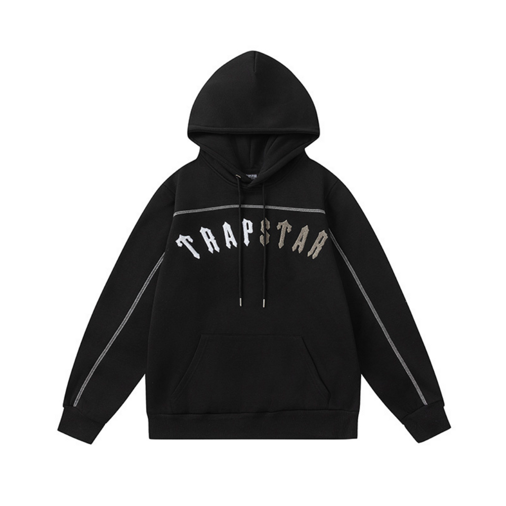 Trapstar Split Arch Schwarzer Trainingsanzug für Herren – Stilvoller Komfort Streetwear