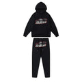 Trapstar London Shooters Schwarz-Roter Trainingsanzug – Exklusiver Streetwear Style