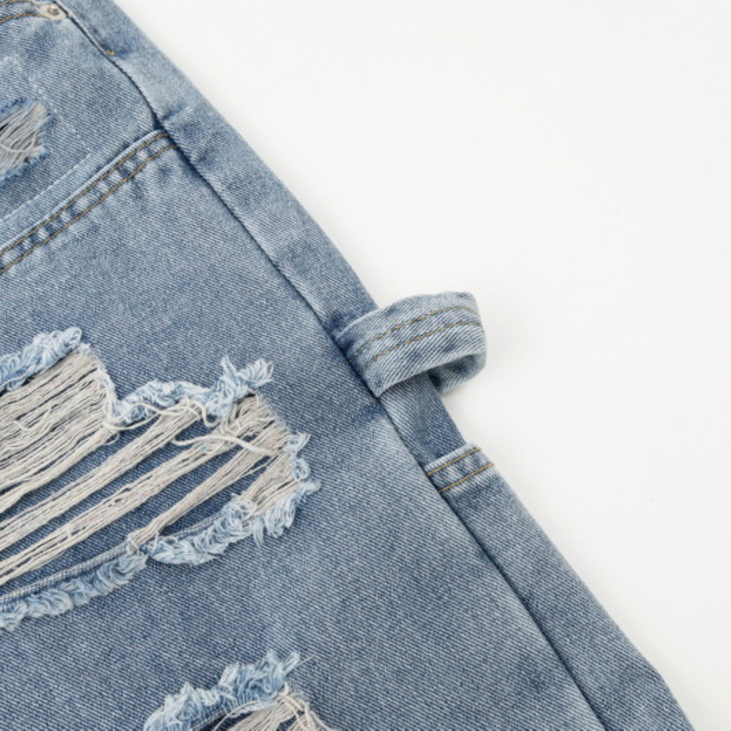 Gallery Dept. Handbemalte Denim Jeans – Einzigartiger Streetwear Künstler-Look Unisex