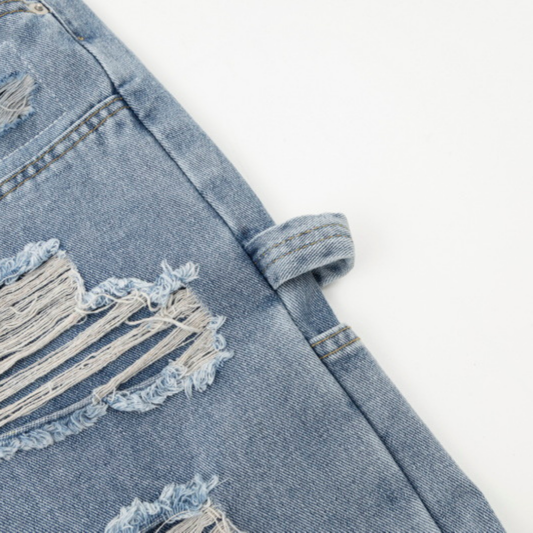 Gallery Dept. Handbemalte Denim Jeans – Einzigartiger Streetwear Künstler-Look Unisex