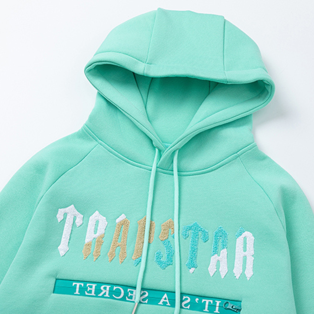 Trapstar Decoded 2.0 Blauer Herren Jogginganzug – Stilvoller Freizeit-Sportanzug