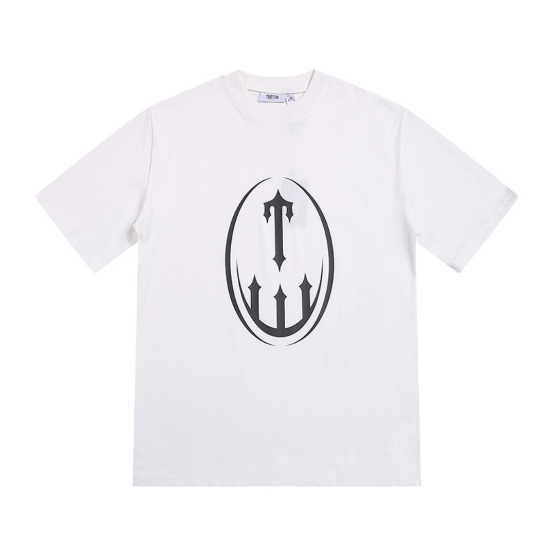 Trapstar Irongate T-Logo T-Shirt Weiß Urbanes Streetwear Baumwoll-Shirt