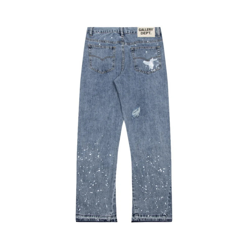 Gallery Dept. Handbemalte Denim Jeans – Künstlerisch, Oversized, Einzigartig, Streetwear-Statement