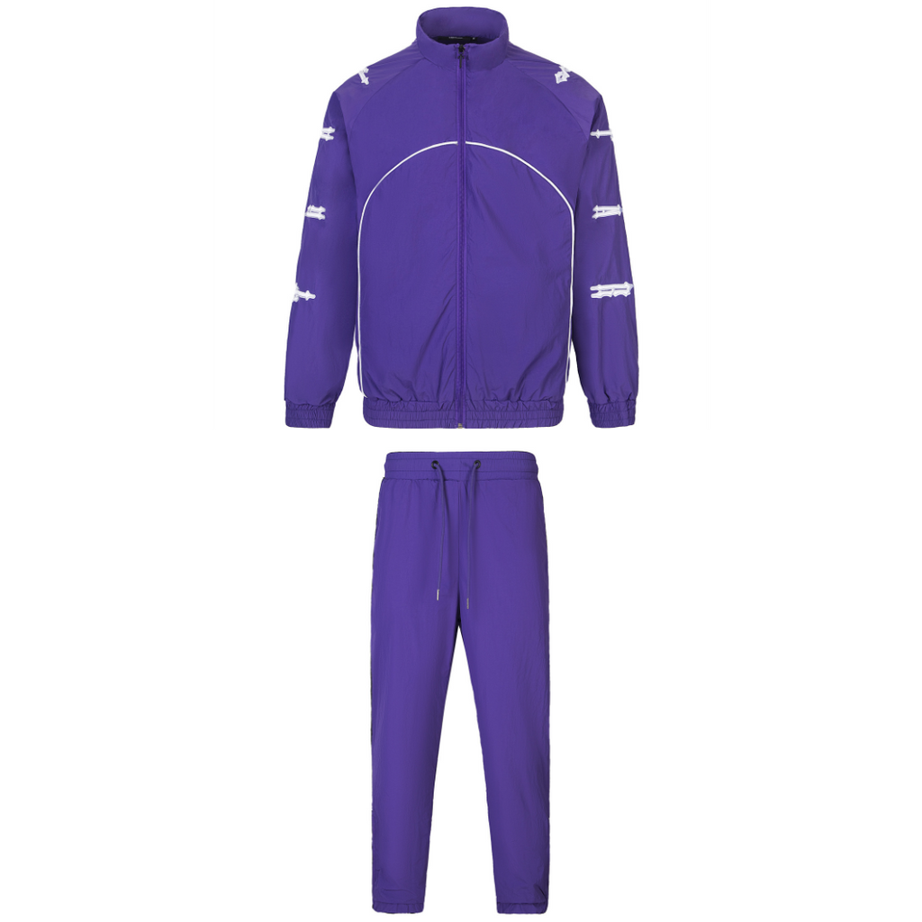 Trapstar T-Shellsuit Lila Trainingsanzug für Herren - Urbaner Streetwear Style