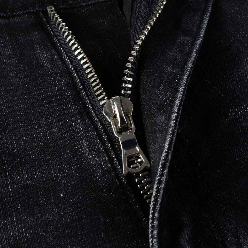 Amiri Schwarze Diamant-Jeans für Herren – Luxuriöse Designer-Denim mit Distressed-Effekt