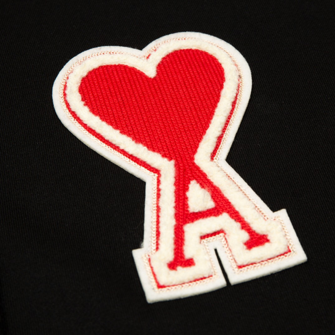 AMI Paris Unisex Designer Jacke Schwarz Bequem Elegant Zeitlos Hochwertig Modern Stilvoll