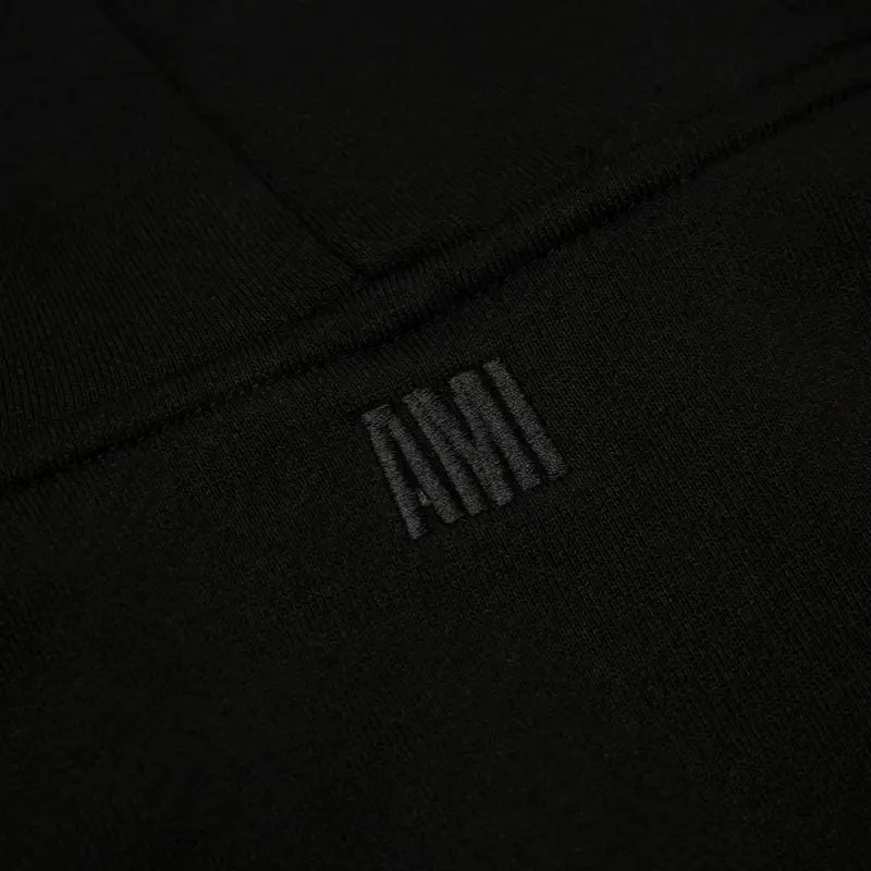 AMI Paris Unisex Designer Jacke Schwarz Bequem Elegant Zeitlos Hochwertig Modern Stilvoll