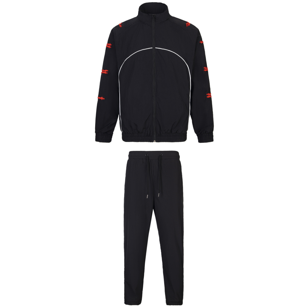 Trapstar T-Shellsuit Herren Sportanzug Schwarz – Stylisch, Bequem, Urbaner Look, Hochwertig
