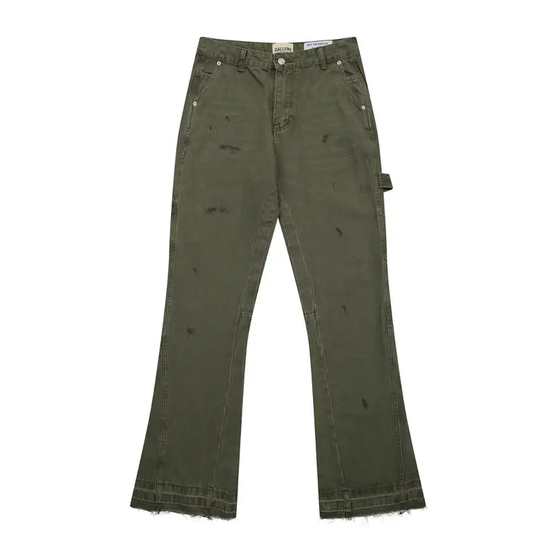 Einzigartige Gallery Dept. Handbemalte Denim-Jeans – Künstlerisch, Lässig, Statement-Stil