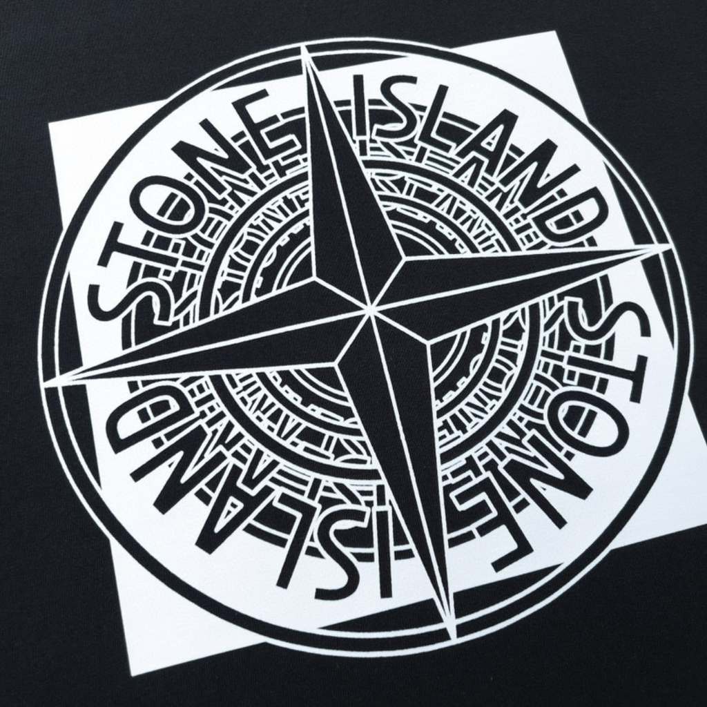 Stone Island Monogramm Herren T-Shirt – Premium Baumwolle, Kurzarm, Komfortabel & Stilvoll