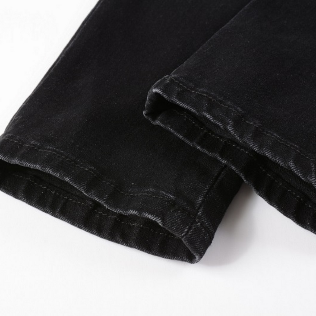 Amiri Black Bandana Camouflage Jeans für Herren – Luxuriöser Streetwear-Stil