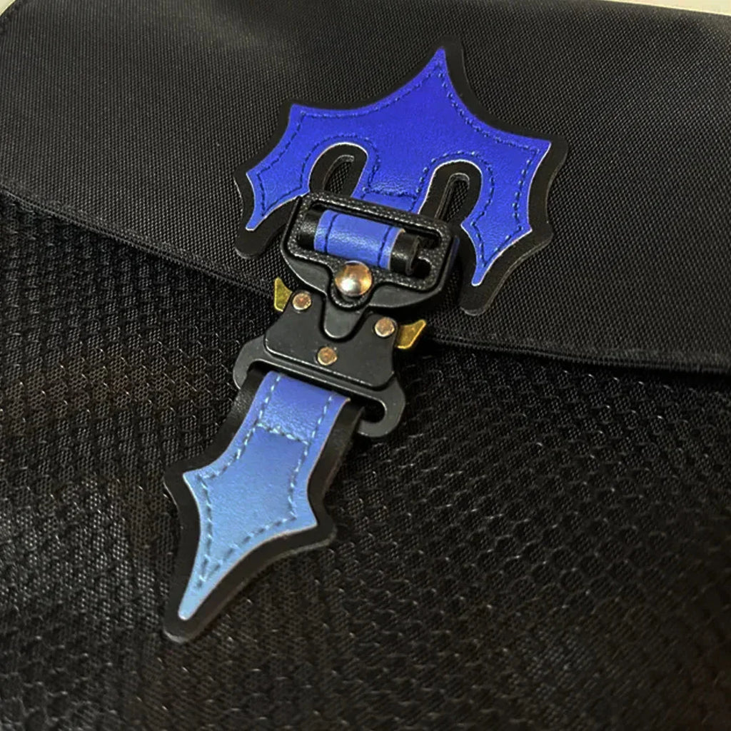 Stilvolle Trapstar Messenger Bag: Gradient Blau, Urbaner Look, Robust & Praktisch