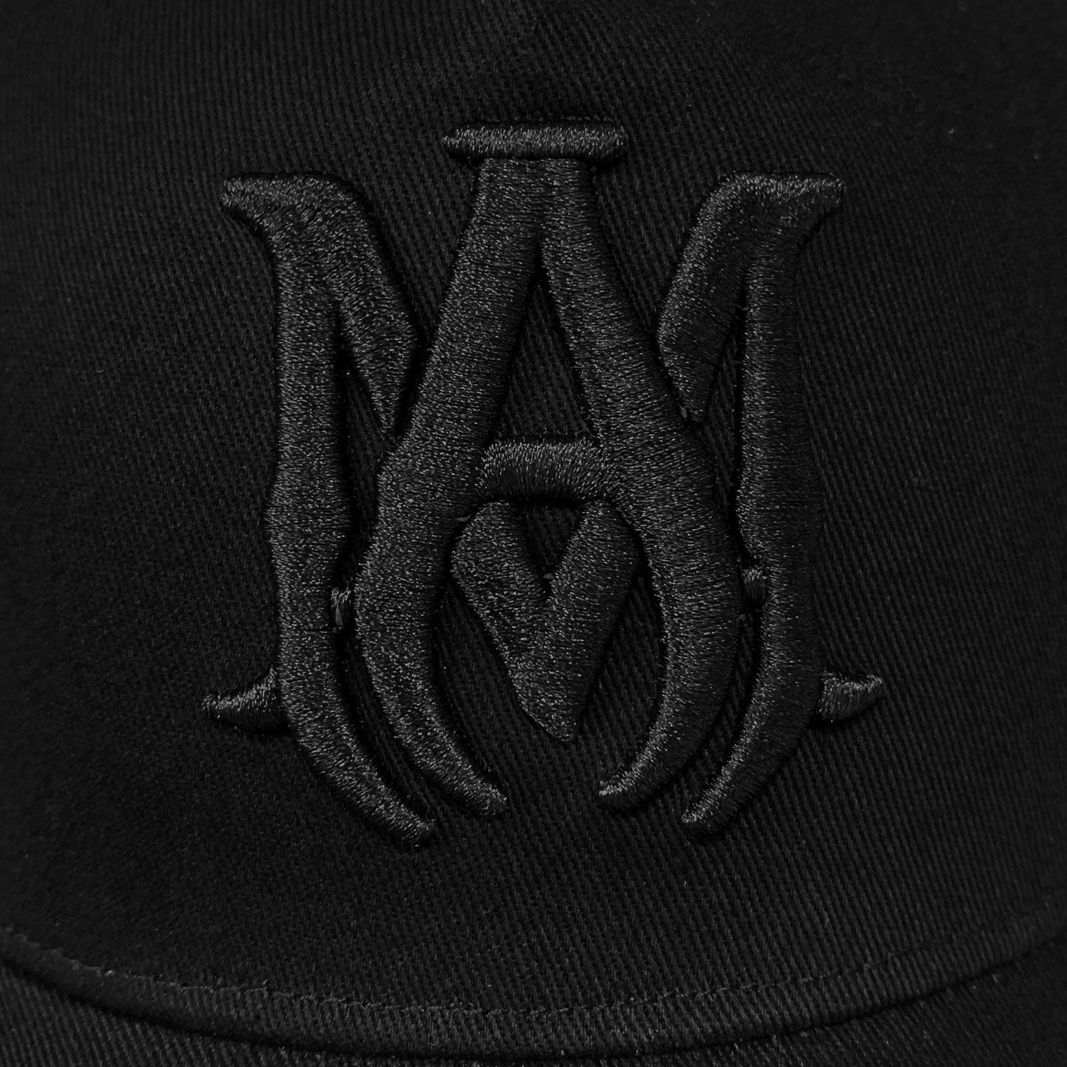 Exklusive Amiri Cap: Stylische Schwarze Kappe für Herren mit Logo-Stickerei