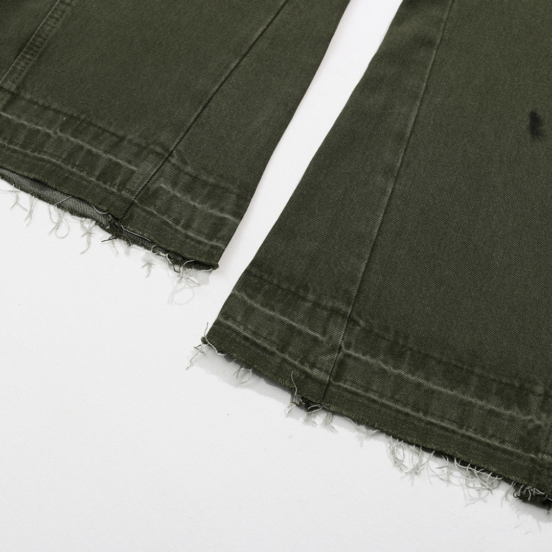 Einzigartige Gallery Dept. Handbemalte Denim-Jeans – Künstlerisch, Lässig, Statement-Stil