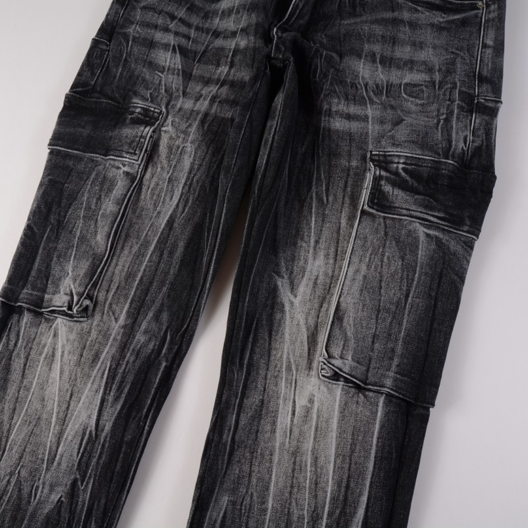 Amiri Schwarze Ausgestellte Designer Jeans Herren Luxus Denim Rock'n'Roll Style