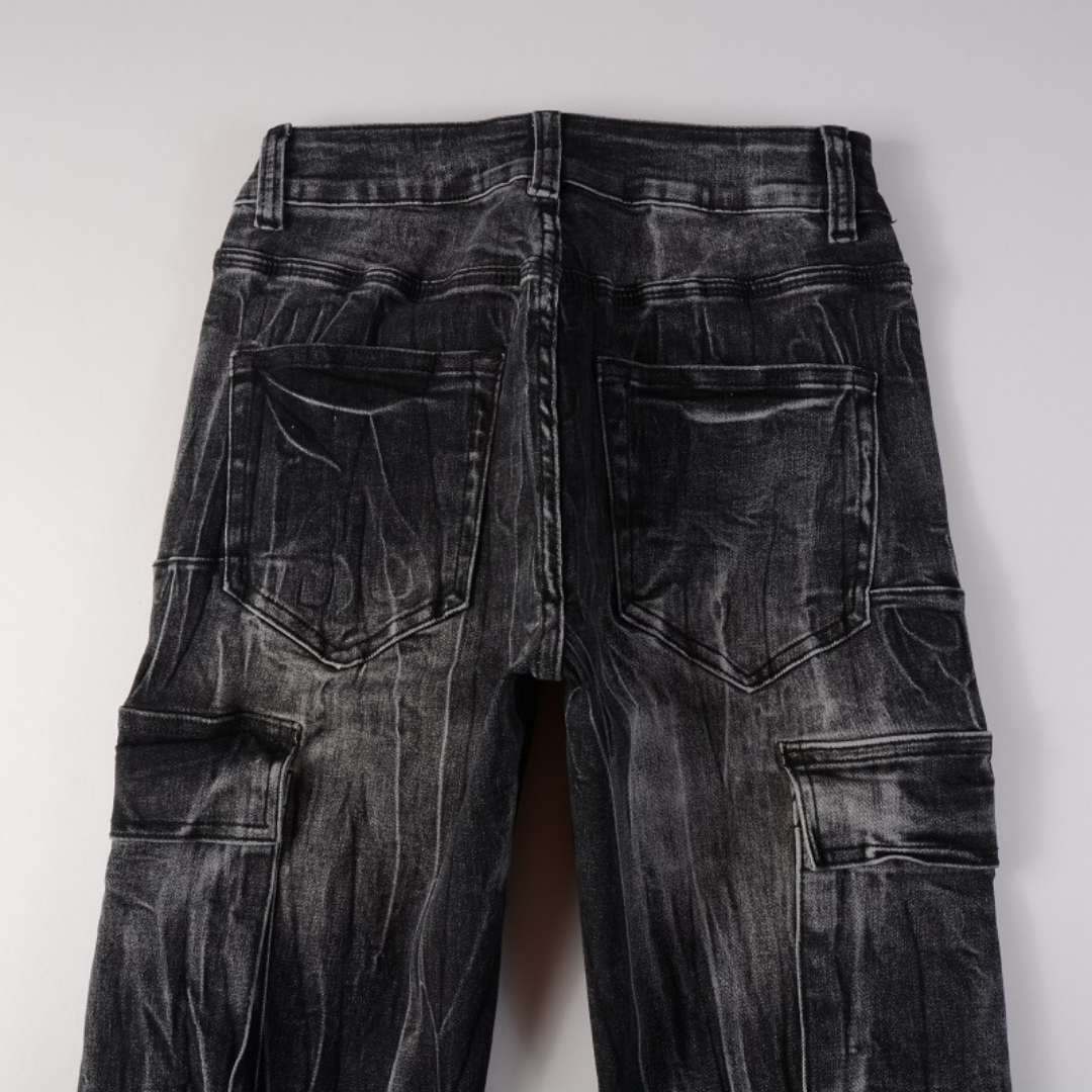 Amiri Schwarze Ausgestellte Designer Jeans Herren Luxus Denim Rock'n'Roll Style
