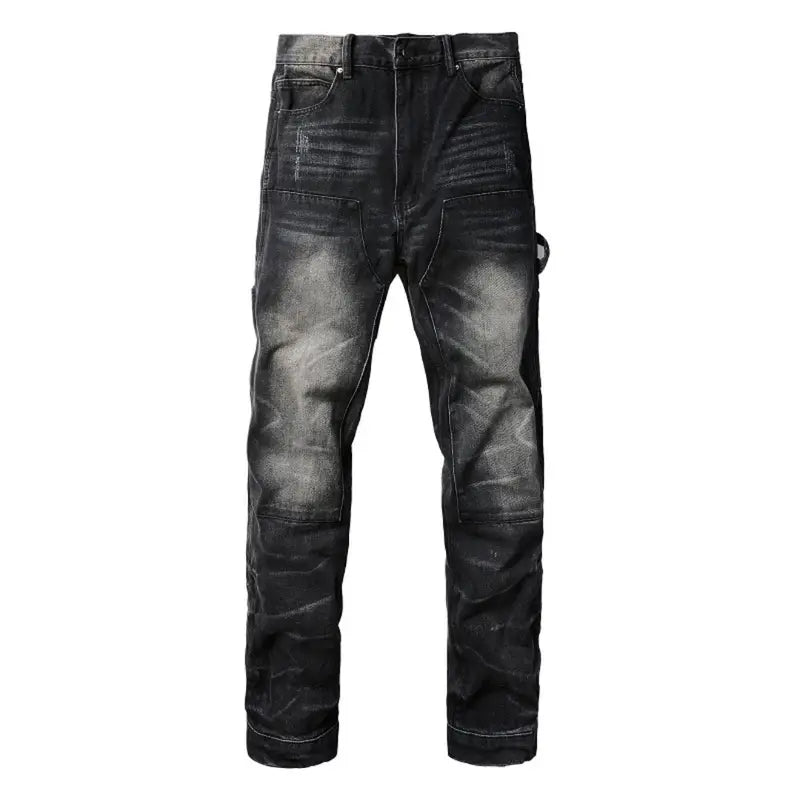 Amiri Schwarze Distressed Jeans: Dein Ticket zum lässigen Rockstar-Look