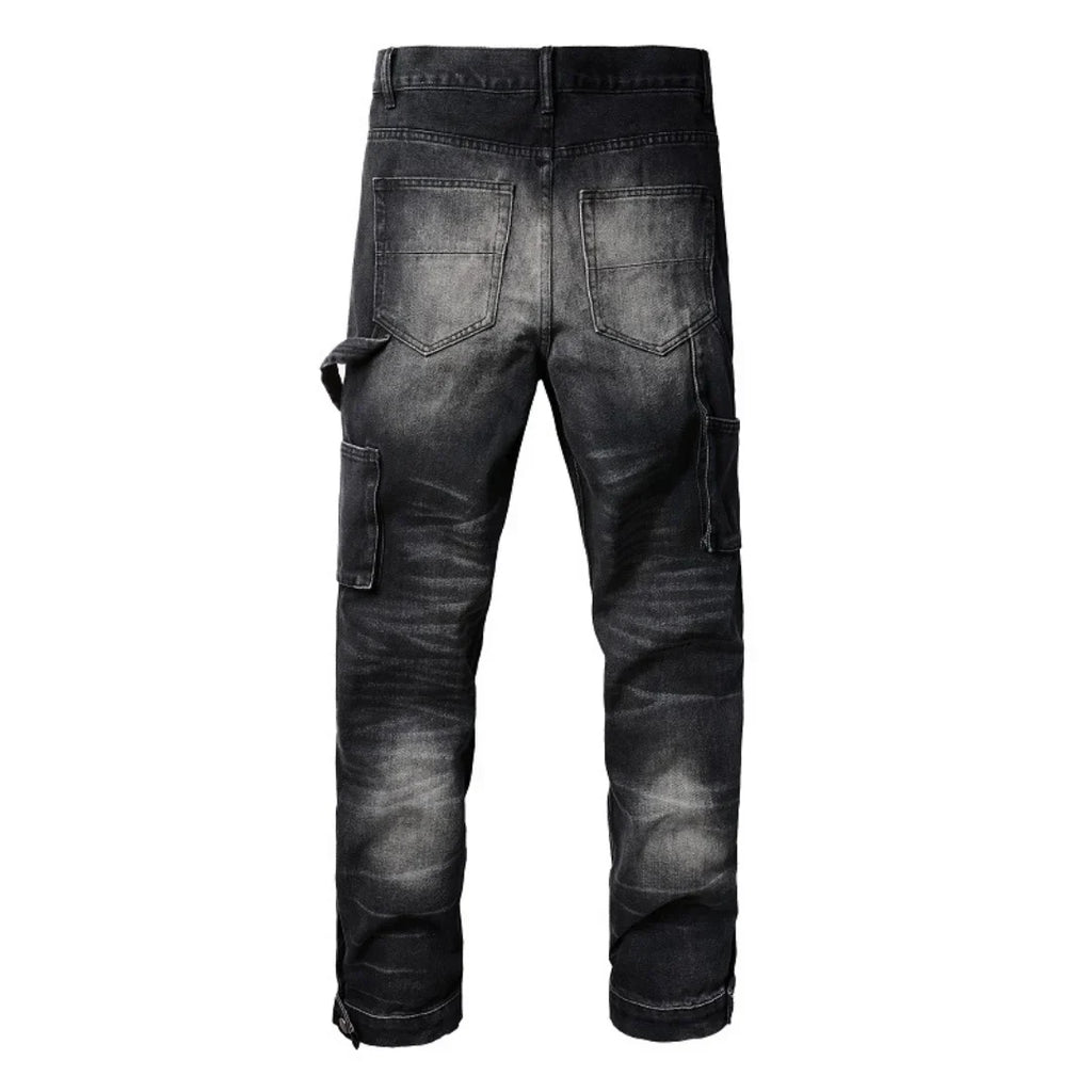 Amiri Schwarze Distressed Jeans: Dein Ticket zum lässigen Rockstar-Look