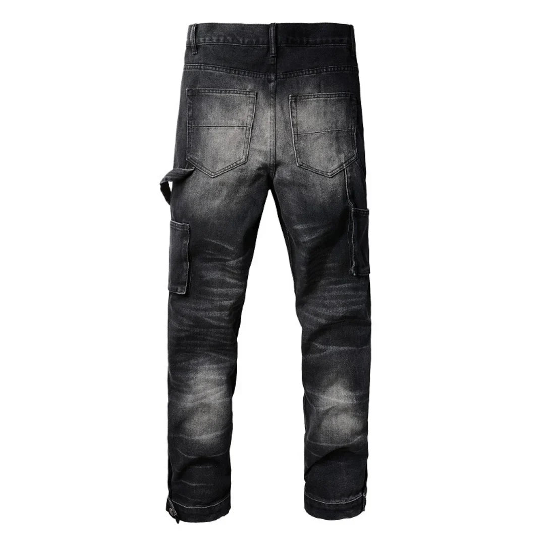 Amiri Schwarze Distressed Jeans: Dein Ticket zum lässigen Rockstar-Look