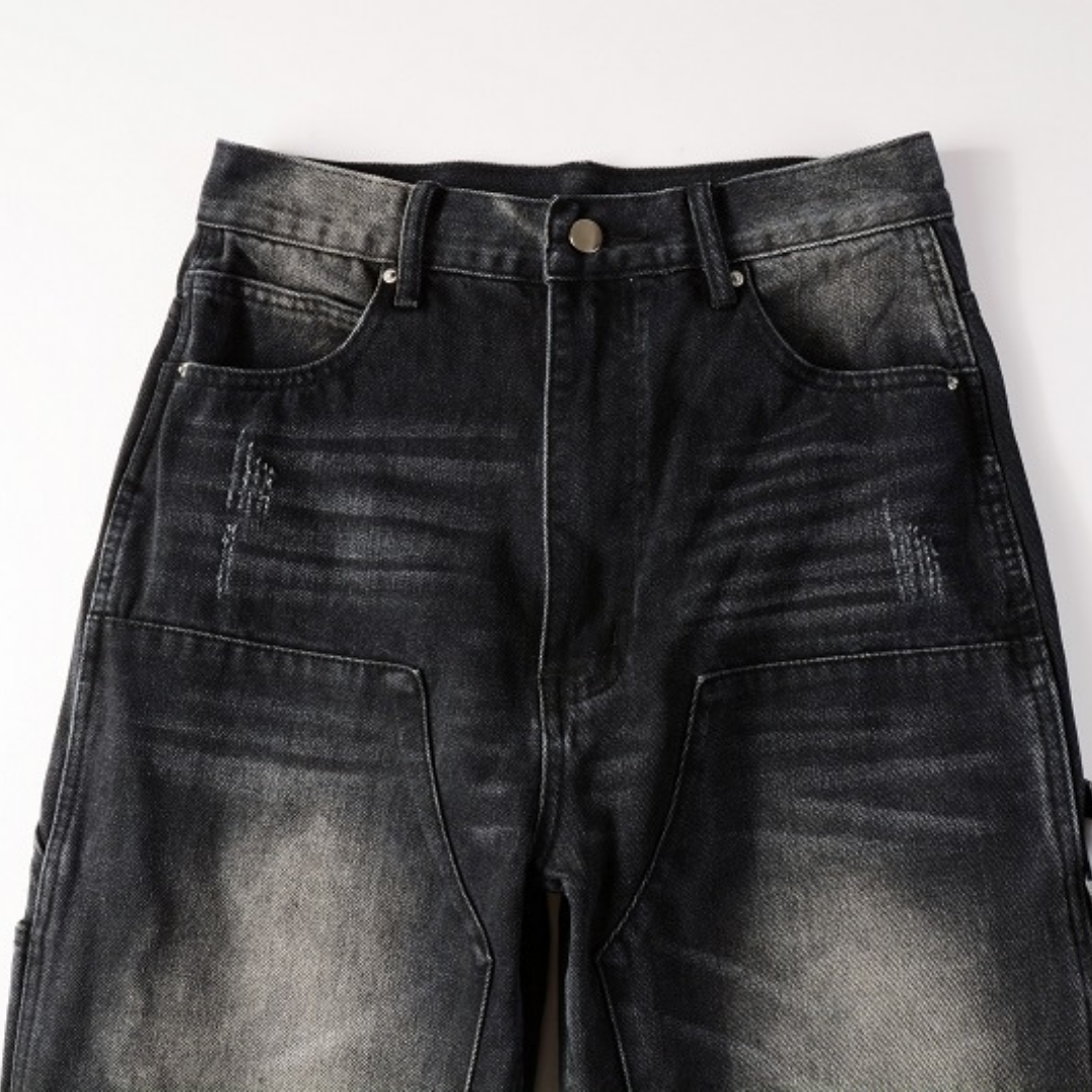 Amiri Schwarze Distressed Jeans: Dein Ticket zum lässigen Rockstar-Look