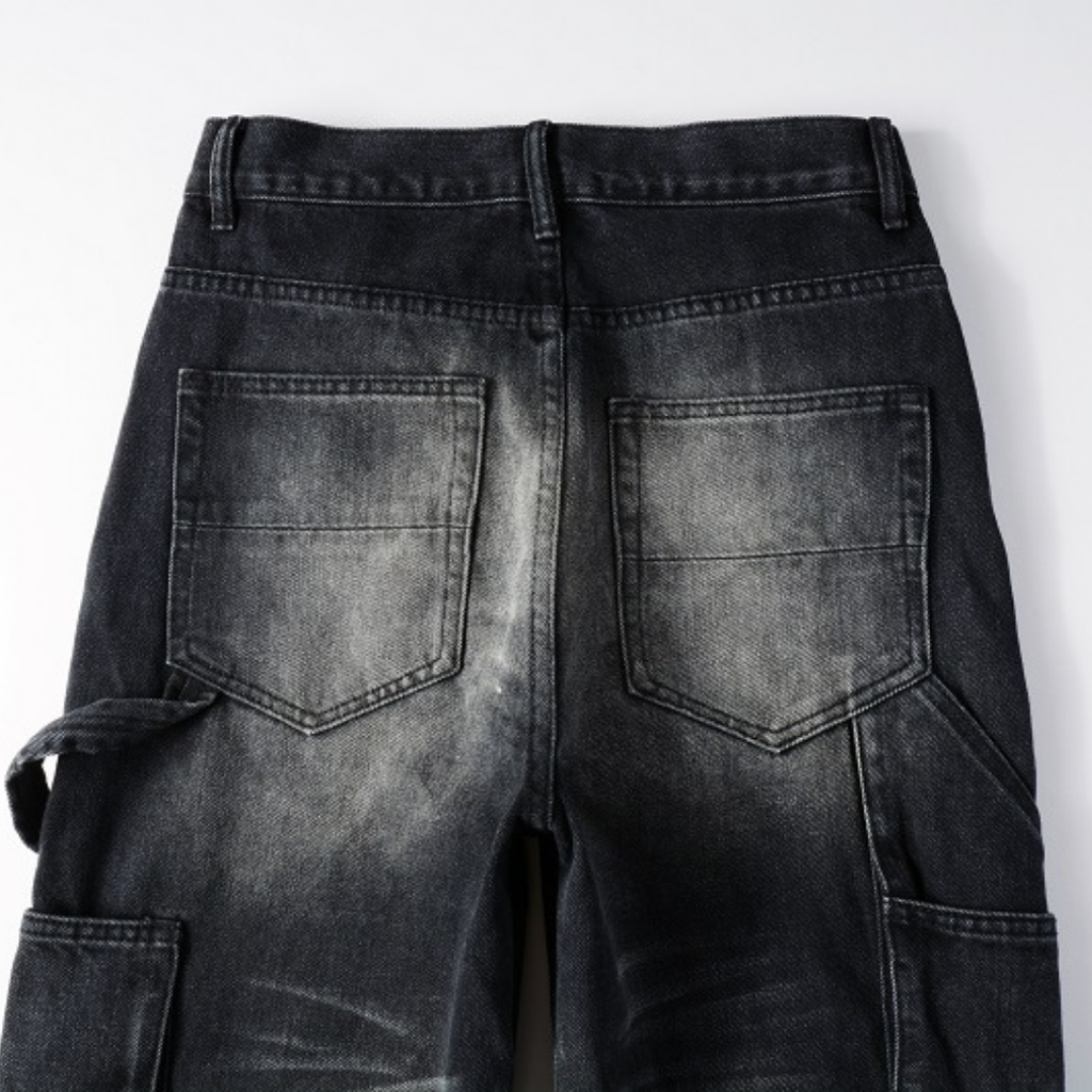 Amiri Schwarze Distressed Jeans: Dein Ticket zum lässigen Rockstar-Look