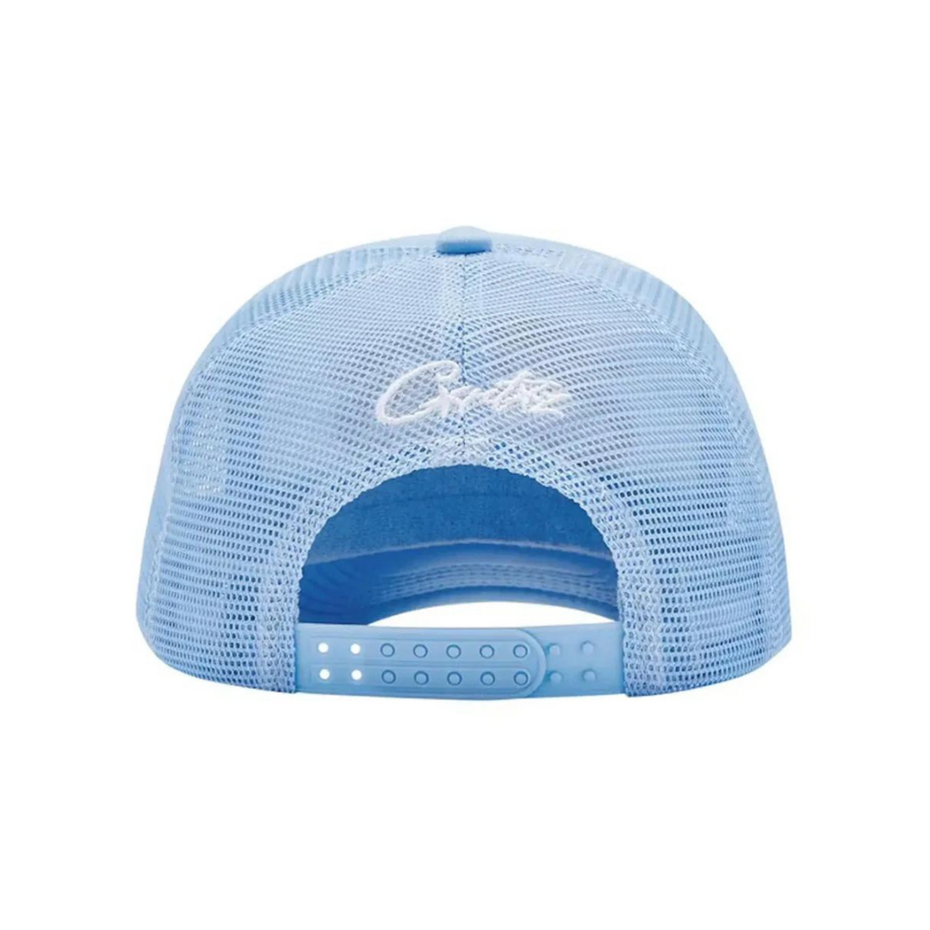 Corteiz Alcatraz Trucker Cap: Stilvolle Blaue Kappe für Streetwear-Fans