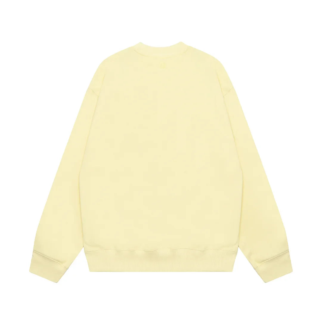 AMI Paris Unisex Herz-Logo Hoodie Baumwolle Komfort Stilvoller Kapuzenpullover