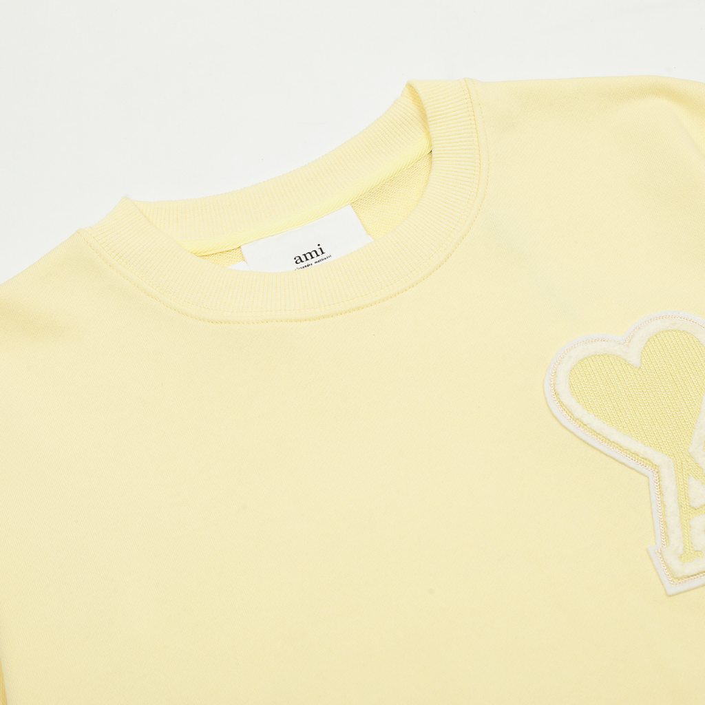 AMI Paris Unisex Herz-Logo Hoodie Baumwolle Komfort Stilvoller Kapuzenpullover