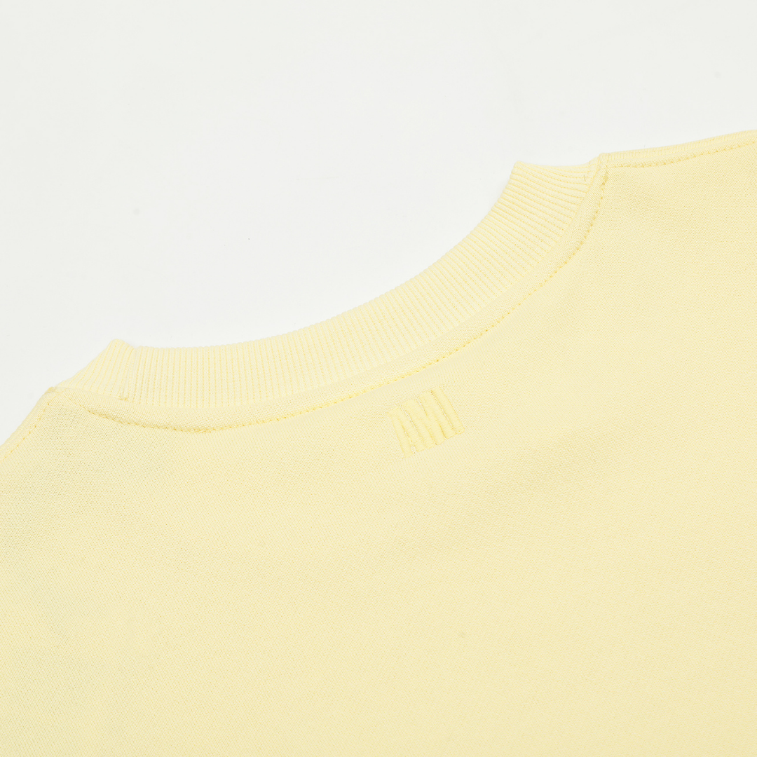 AMI Paris Unisex Herz-Logo Hoodie Baumwolle Komfort Stilvoller Kapuzenpullover