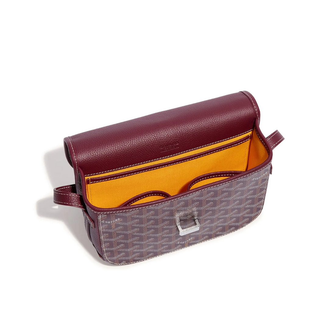 Exklusive Goyard Monogramm Tote Tasche – Luxuriöser Stil, Handgefertigt, Weinrot