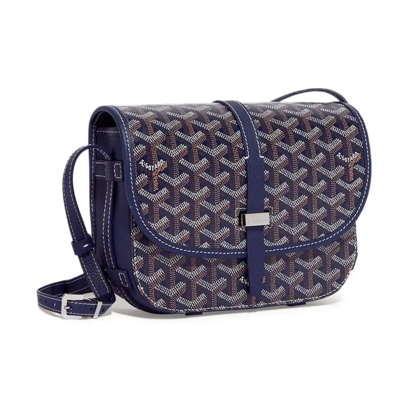 Exklusive Goyard Marineblaue Monogramm Tasche – Luxus Handtasche mit Handwerkskunst