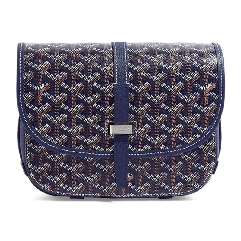 Exklusive Goyard Marineblaue Monogramm Tasche – Luxus Handtasche mit Handwerkskunst