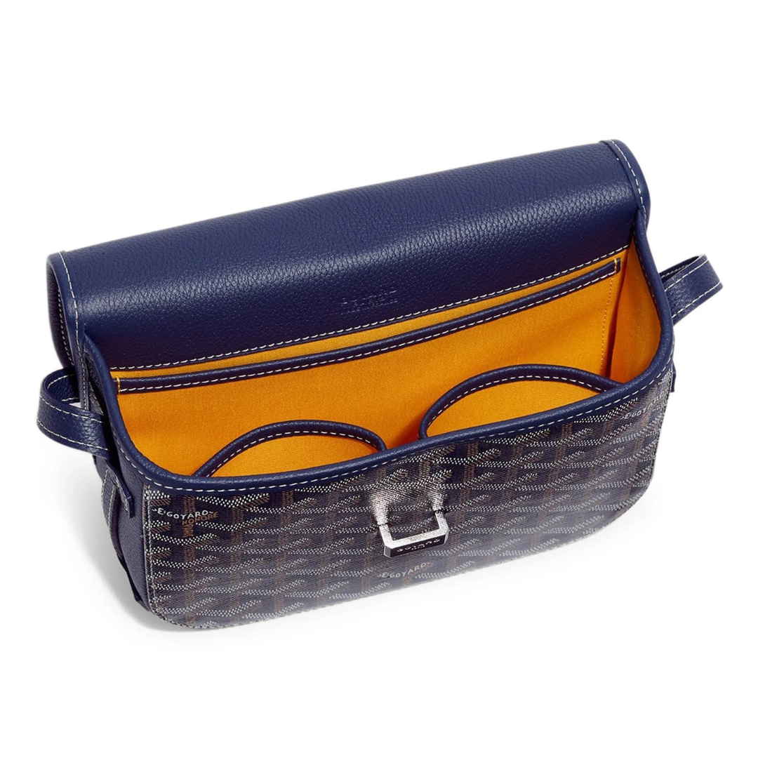 Exklusive Goyard Marineblaue Monogramm Tasche – Luxus Handtasche mit Handwerkskunst
