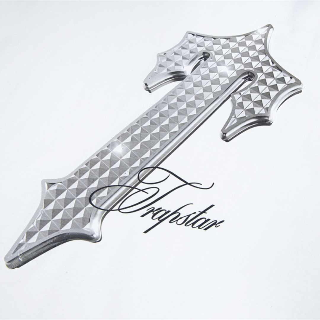 Stylisches Trapstar Logo T-Shirt: Bequemes Baumwoll-Shirt für Streetwear-Fans