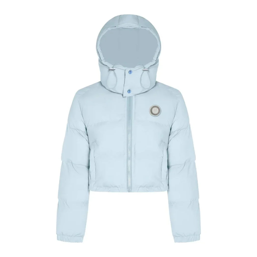 Trapstar Damen Irongate Pufferjacke mit abnehmbarer Kapuze – Urbaner Warmhaltender Streetstyle