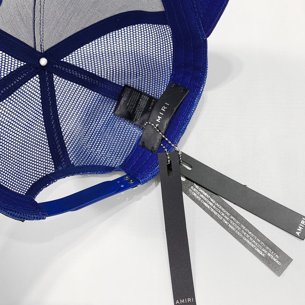 Amiri Designer Baseballkappe – Exklusive Blaue Streetwear-Mütze für Herren