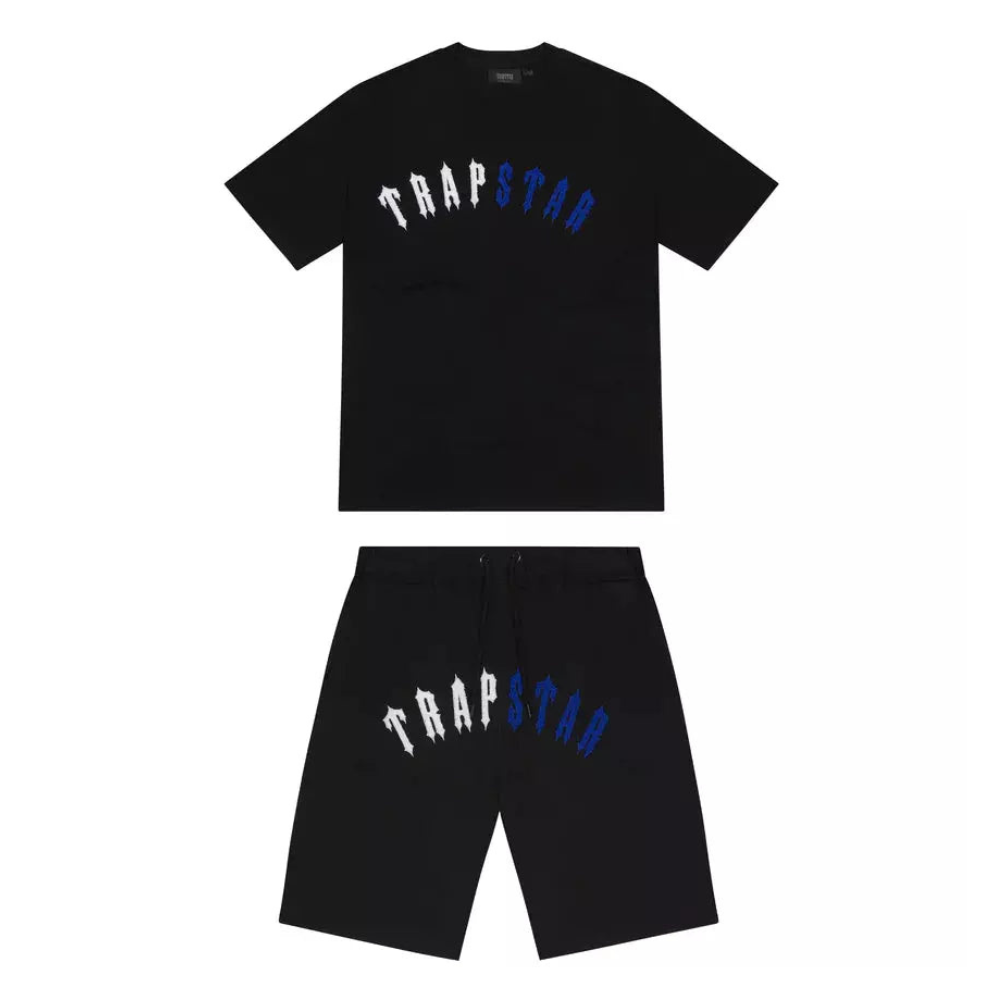 Trapstar Arch Short Set Schwarz – Lässiges Bequemes Sommer Streetwear Outfit