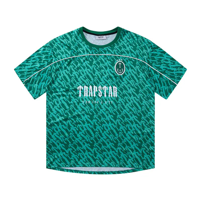 Trapstar Irongate Gradient Grünes T-Shirt – Stylisches Baumwoll-Streetwear-Oberteil