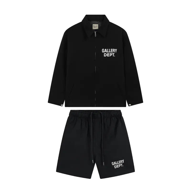 Gallery Dept. Designer Streetwear Kurz-Set – Lässiger Stil, Handbemalt, Einzigartig